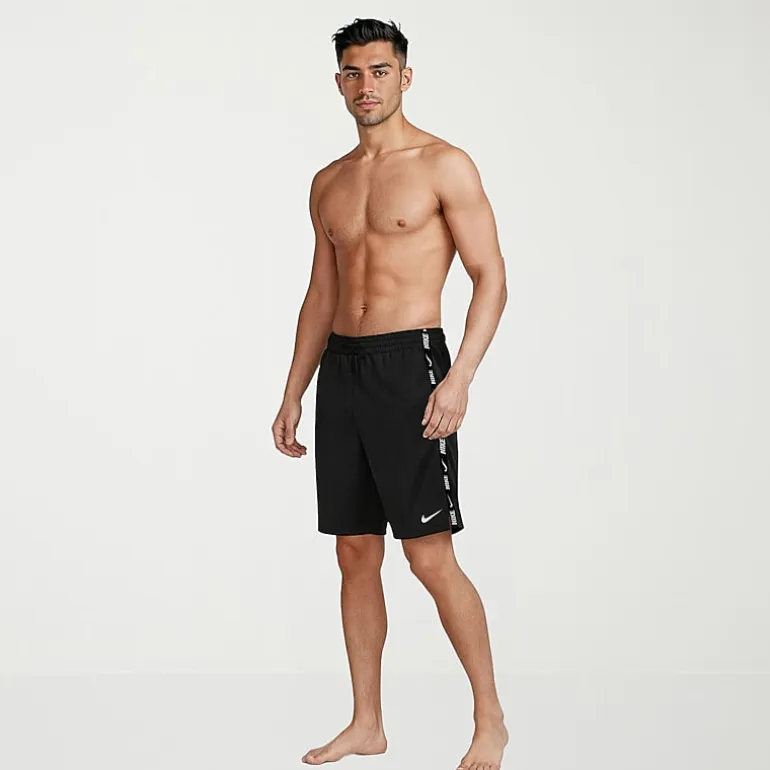 Nike Mens Drawstring Waist 9" Swim Trunks