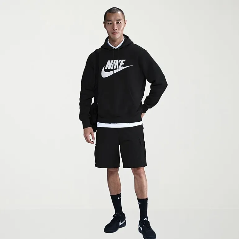 Nike Mens Long Sleeve Fleece Active Big and Tall Hoodie