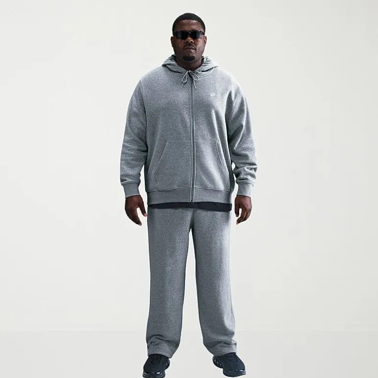 Nike Mens Long Sleeve Fleece Zipper Active Big and Tall Hoodie