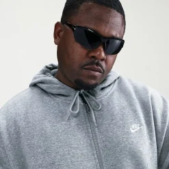 Nike Mens Long Sleeve Fleece Zipper Active Big and Tall Hoodie