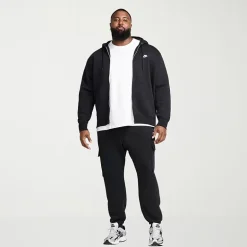 Nike Mens Long Sleeve Fleece Zipper Active Big and Tall Hoodie