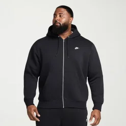 Nike Mens Long Sleeve Fleece Zipper Active Big and Tall Hoodie