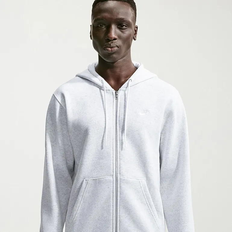 Nike Mens Long Sleeve Fleece Zipper Active Big and Tall Hoodie
