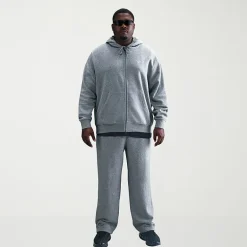 Nike Mens Long Sleeve Fleece Zipper Active Big and Tall Hoodie