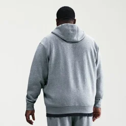 Nike Mens Long Sleeve Fleece Zipper Active Big and Tall Hoodie