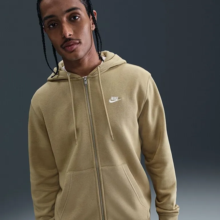 Nike Mens Long Sleeve Fleece Zipper Active Big and Tall Hoodie