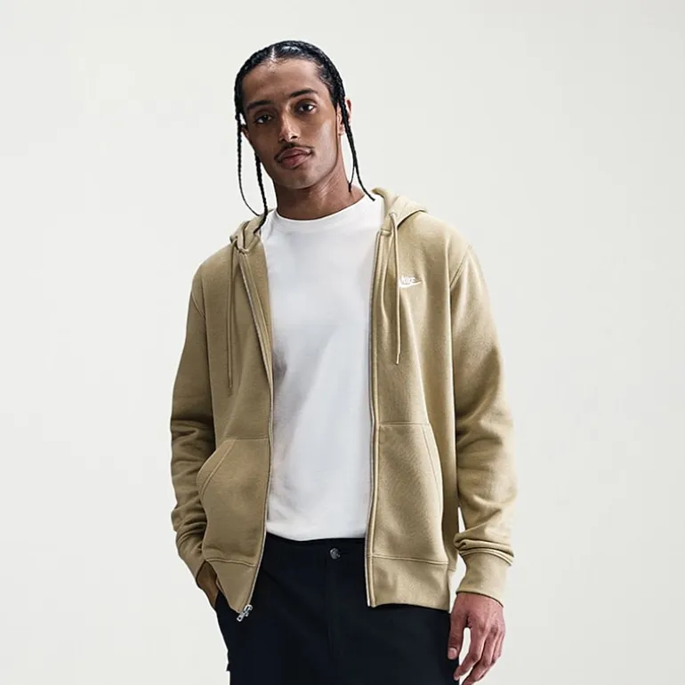 Nike Mens Long Sleeve Fleece Zipper Active Big and Tall Hoodie