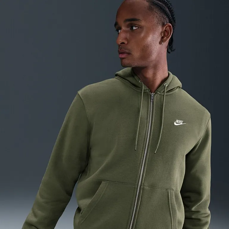 Nike Mens Long Sleeve Fleece Zipper Active Big and Tall Hoodie