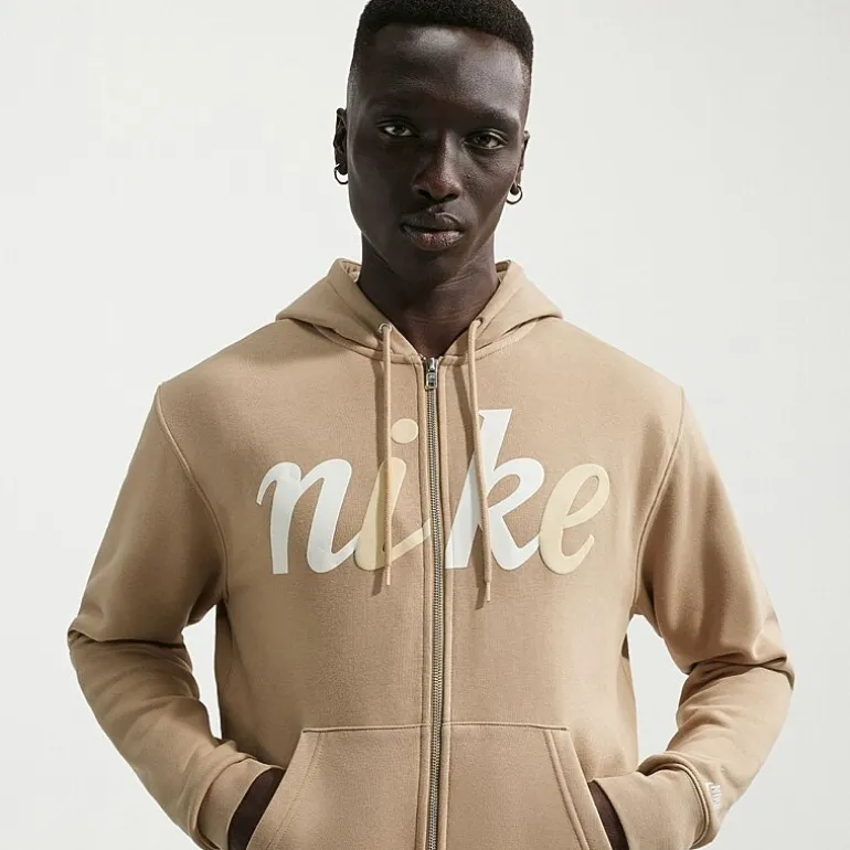 Nike Mens Long Sleeve Fleece Zipper Active Hoodie