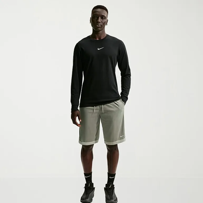 Nike Mens Mid Rise 11" Basketball Short