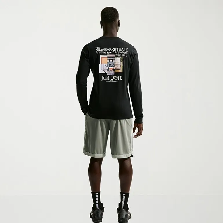 Nike Mens Mid Rise 11" Basketball Short