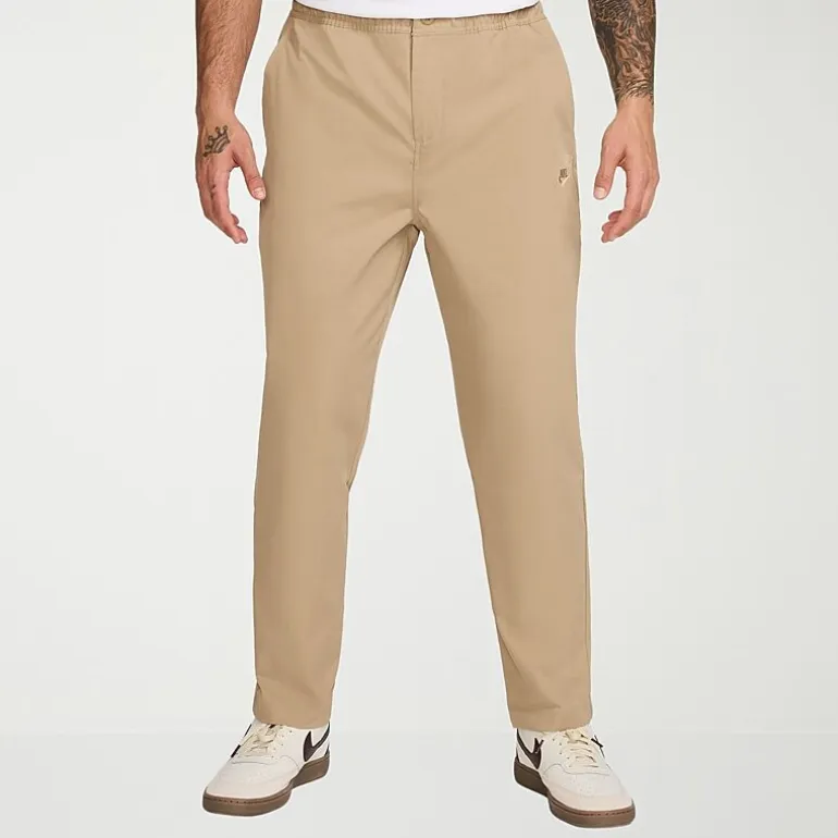 Nike Mens Tapered Mid Rise Relaxed Fit Active Pull-On Pant