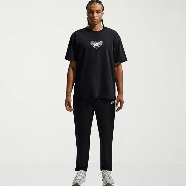 Nike Mens Tapered Mid Rise Relaxed Fit Active Pull-On Pant