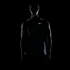 Nike Miler Uv Dri Fit Mens Crew Neck Sleeveless Active Tank Top