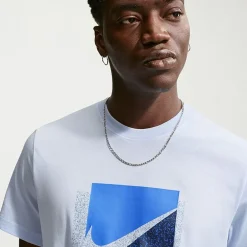 Nike Swoosh Mens Crew Neck Short Sleeve Classic Fit Graphic T-Shirt