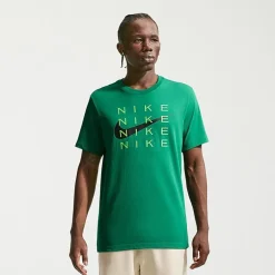Nike Swoosh Mens Crew Neck Short Sleeve Classic Fit Graphic T-Shirt