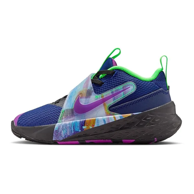 Nike Team Hustle D 12 Se Glitch Little Kid Unisex Basketball Shoes