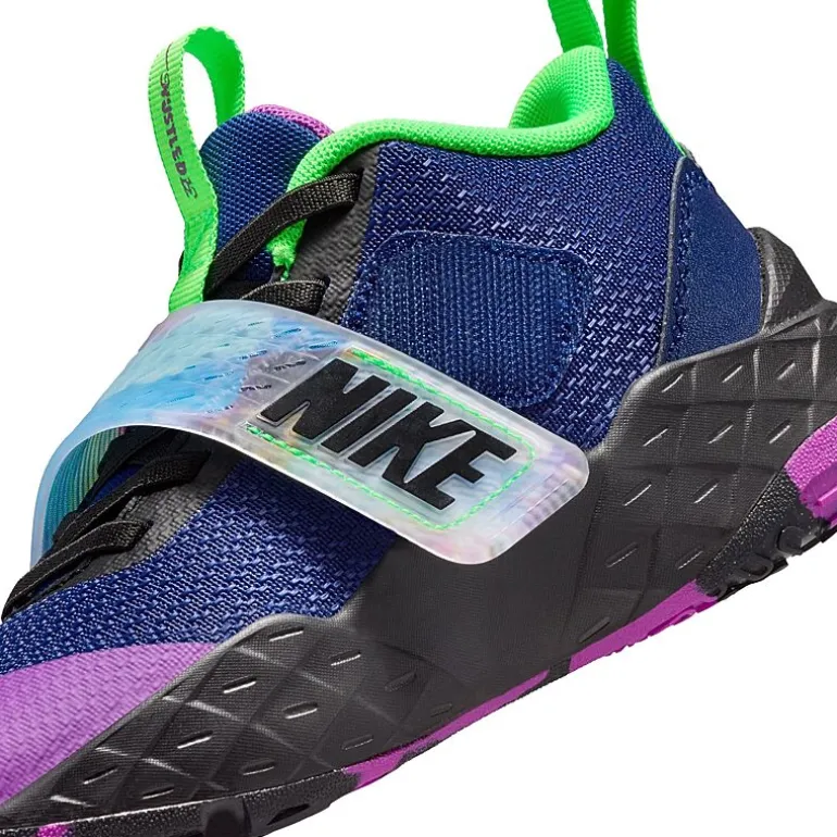 Nike Team Hustle D 12 Se Glitch Little Kid Unisex Basketball Shoes