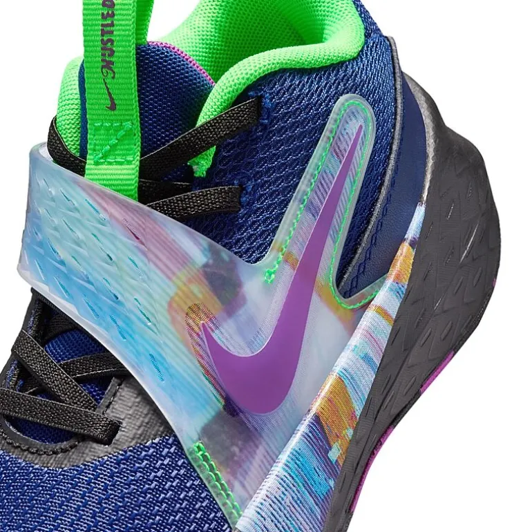 Nike Team Hustle D 12 Se Glitch Little Kid Unisex Basketball Shoes