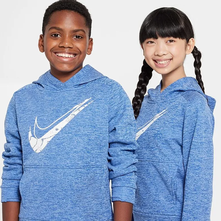 Nike Therma-FIT Big Kid Unisex Long Sleeve Fleece Active Hoodie