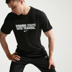 Nike Therma-Fit Mens Straight Mid Rise Regular Fit Workout Pant