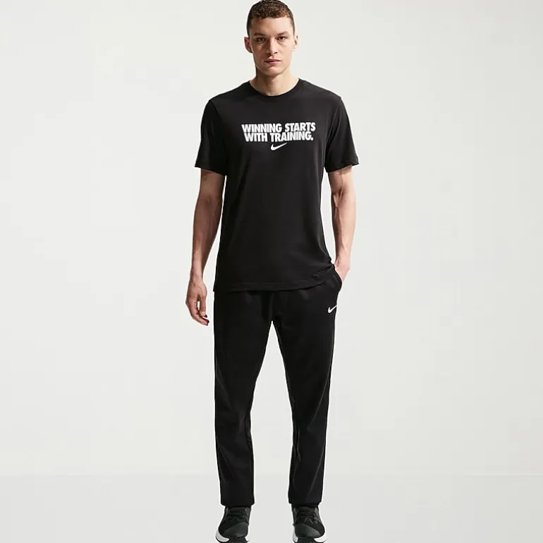 Nike Therma-Fit Mens Straight Mid Rise Regular Fit Workout Pant