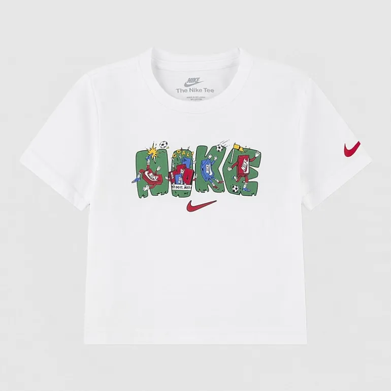 Nike Toddler Boys Crew Neck Short Sleeve Regular Fit Graphic T-Shirt