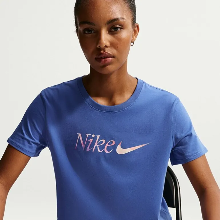Nike Womens Crew Neck Short Sleeve Active T-Shirt