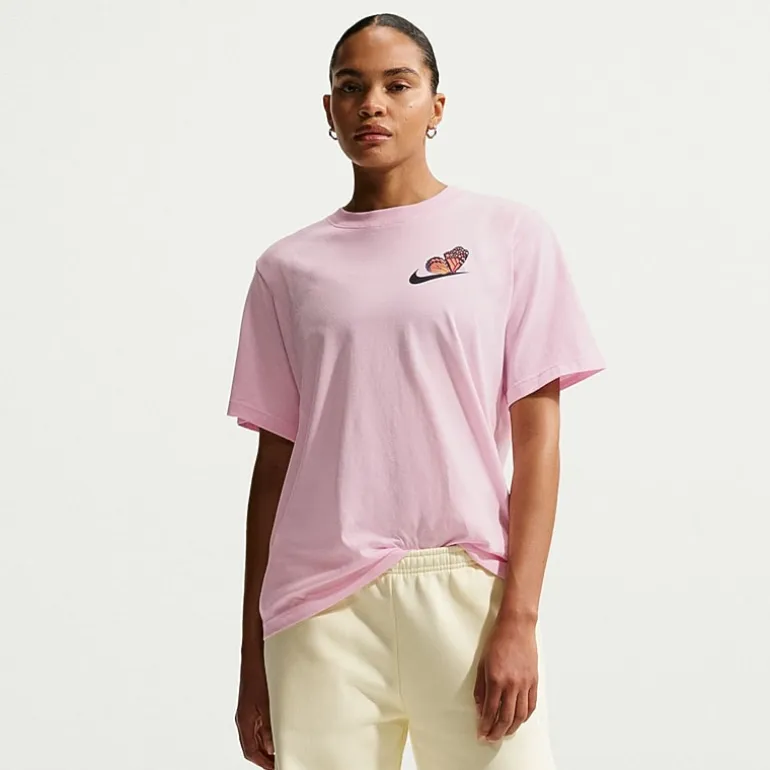 Nike Womens Crew Neck Short Sleeve Active T-Shirt