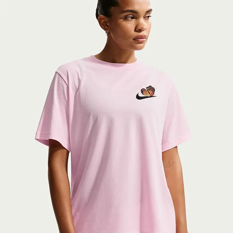 Nike Womens Crew Neck Short Sleeve Active T-Shirt