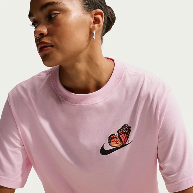 Nike Womens Crew Neck Short Sleeve Active T-Shirt