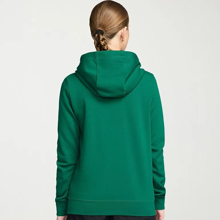 Nike Womens Long Sleeve Embroidered Fleece Lined Lined Fleece Zipper Active Hoodie