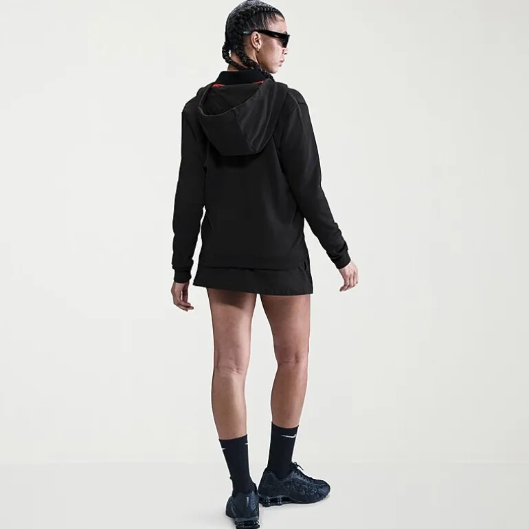 Nike Womens Long Sleeve Fleece Zipper Active Hoodie