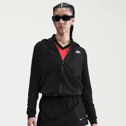 Nike Womens Long Sleeve Fleece Zipper Active Hoodie