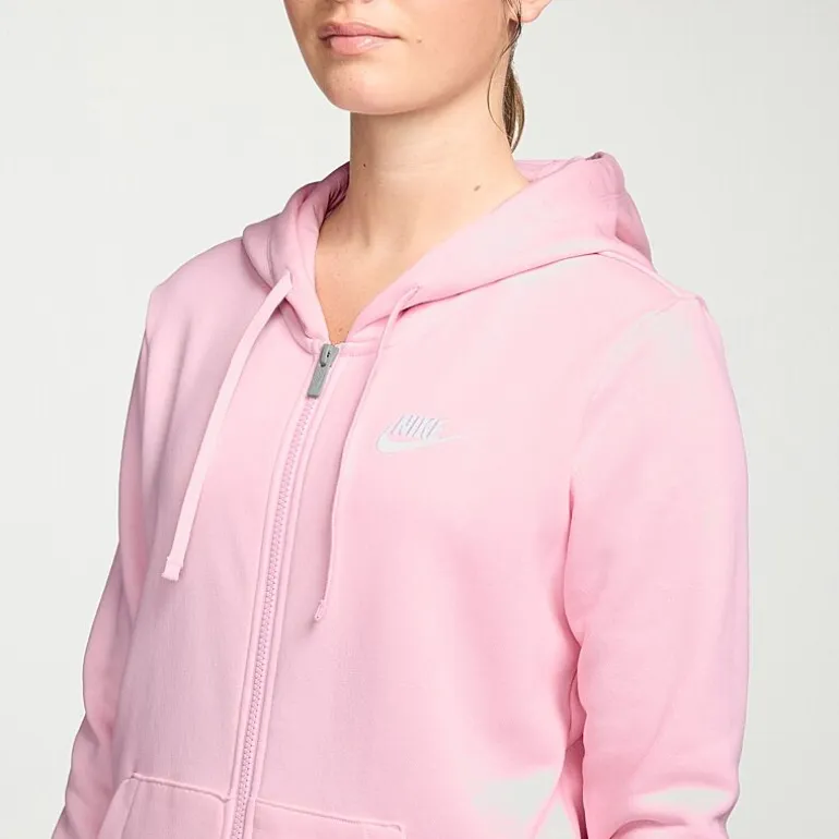 Nike Womens Long Sleeve Fleece Zipper Active Hoodie