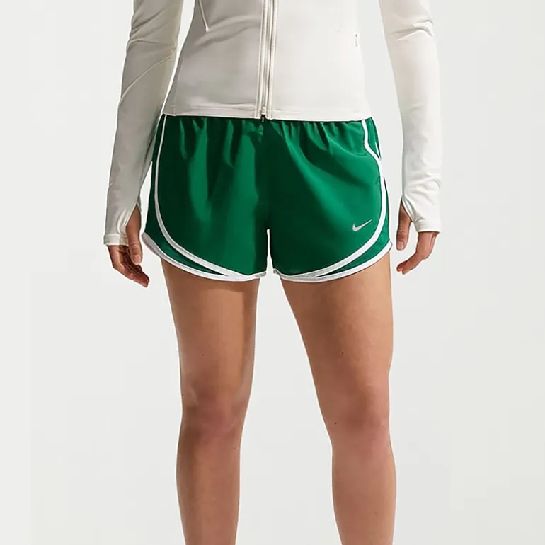 Nike Womens 3" Mid Rise Moisture Wicking Drawstring Waist Quick Dry Running Short