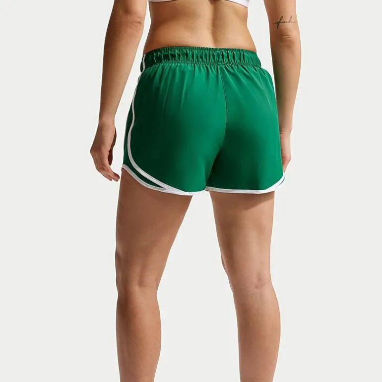 Nike Womens 3" Mid Rise Moisture Wicking Drawstring Waist Quick Dry Running Short