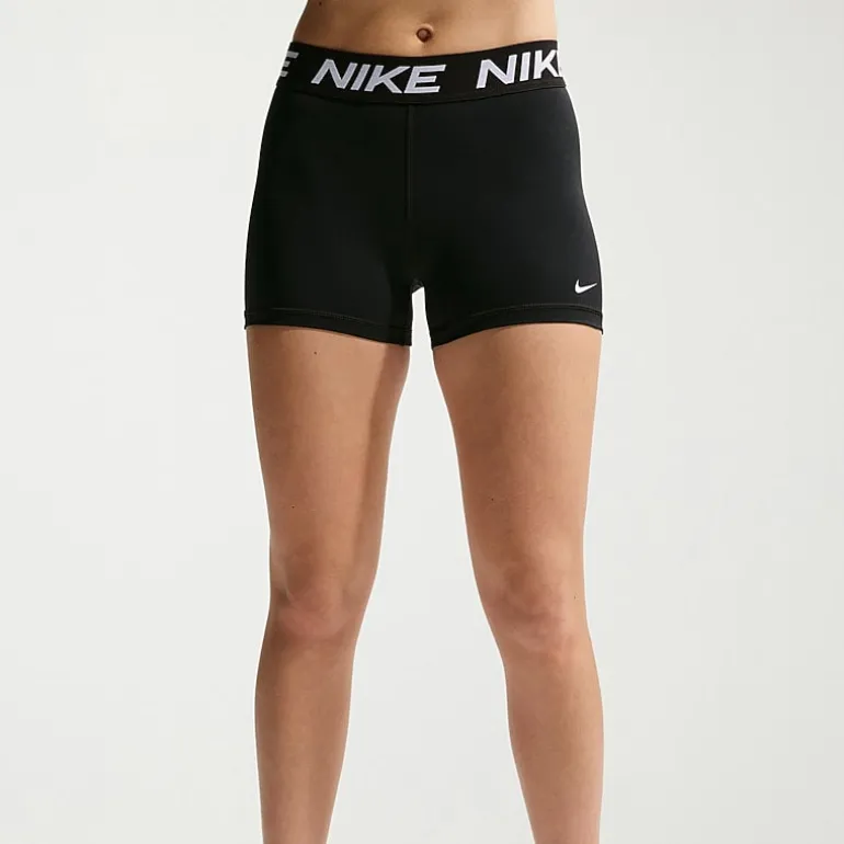 Nike Womens 3" Mid Rise Stretch Fabric Moisture Wicking Quick Dry Bike Short