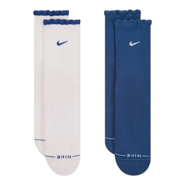 Nike Womens 2 Pair Crew Socks