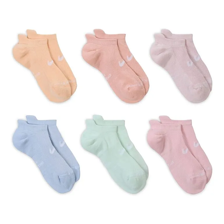 Nike Womens 6 Pair No Show Socks