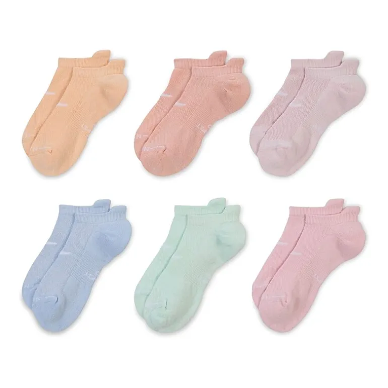 Nike Womens 6 Pair No Show Socks