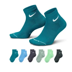 Nike Womens 6 Pair Quarter Ankle Socks