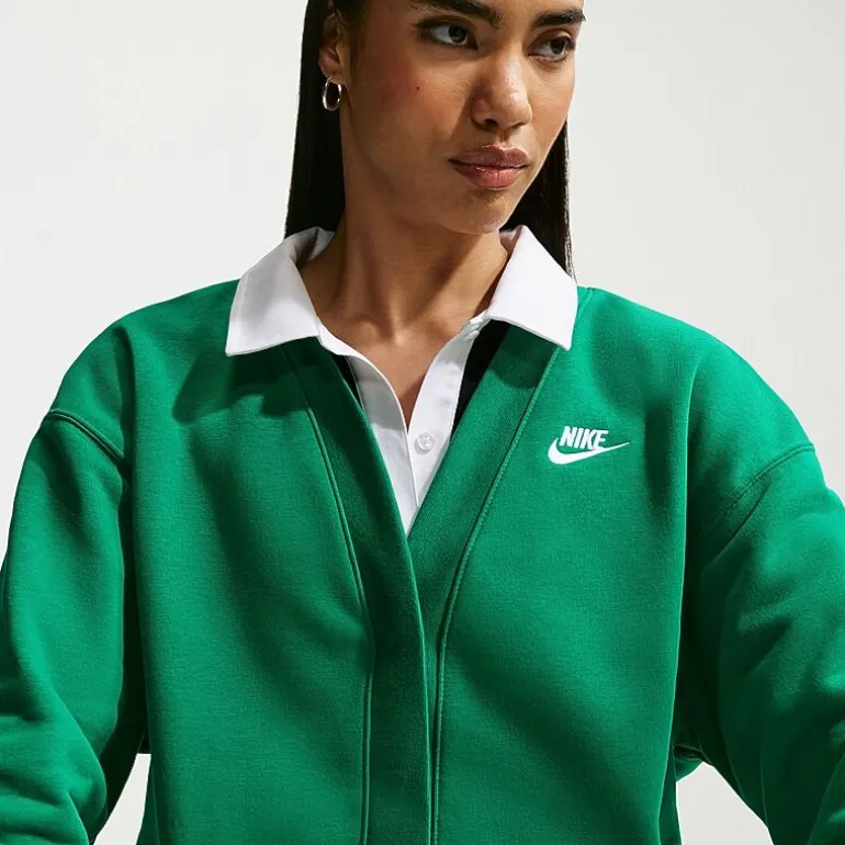Nike Womens V Neck Long Sleeve Cardigan