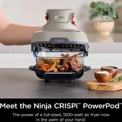 Ninja Crispi 4-in-1 Portable Glass Air Fryer Cooking System