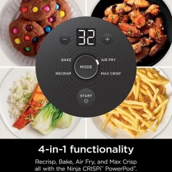 Ninja Crispi 4-in-1 Portable Glass Air Fryer Cooking System