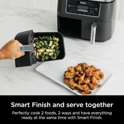 Ninja Foodi 6-in-1 8 Quart 2-Basket Air Fryer with DualZone Technology