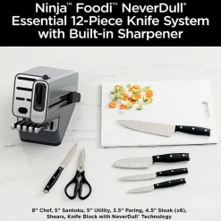Ninja Foodi Neverdull Triple Rivet 12-pc. Knife Block Set
