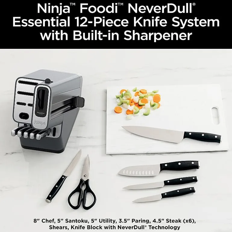Ninja Foodi Neverdull Triple Rivet 12-pc. Knife Block Set
