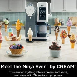 Ninja® Swirl CREAMi Soft-Serve Ice Cream Maker