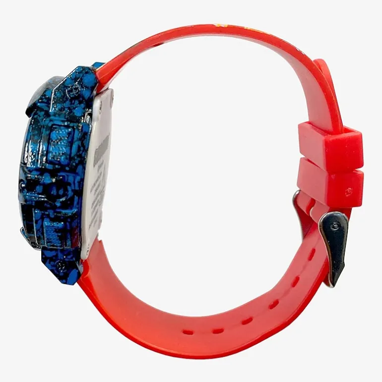 Nintendo Super Mario Boys Multicolor Strap Watch Gsm4283jc